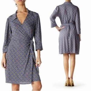 Laundry By Shelli Segal Jersey Knit Wrap Dress • NWT